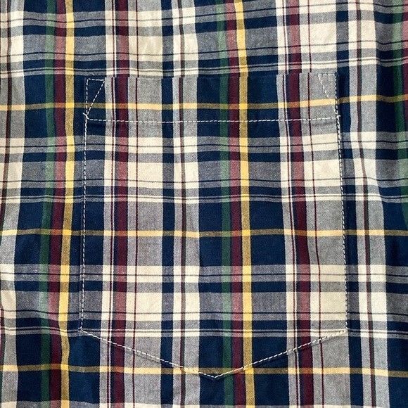 J.Crew Factory Men’s L Plaid Shirt Slim Fit Flex Long Sleeve Button Down - Picture 4 of 9